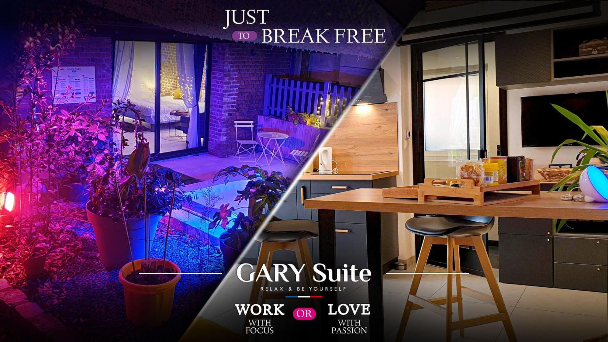 Gary Suite - Studio Cosy, Spa Et Jardin Privatif A 4 Min De Cambrai Awoingt Eksteriør bilde